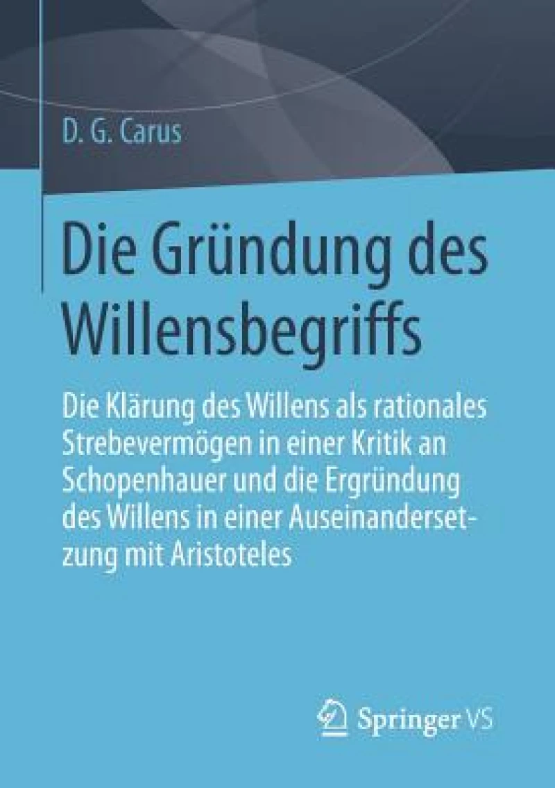 Die Gründung des Willensbegriffs