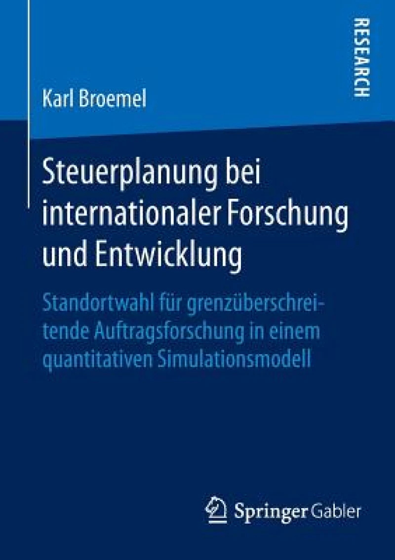 Steuerplanung bei internationaler Forschung und Entwicklung