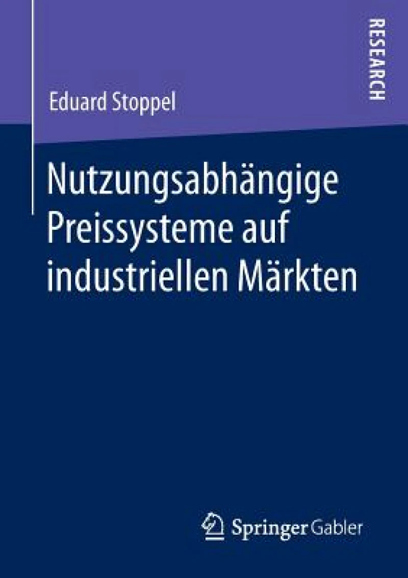 Nutzungsabhangige Preissysteme auf industriellen Markten