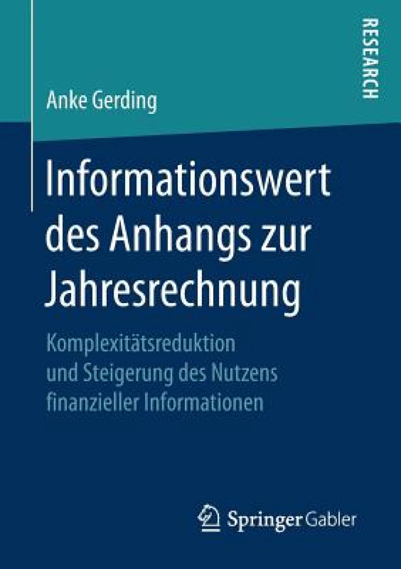Informationswert des Anhangs zur Jahresrechnung
