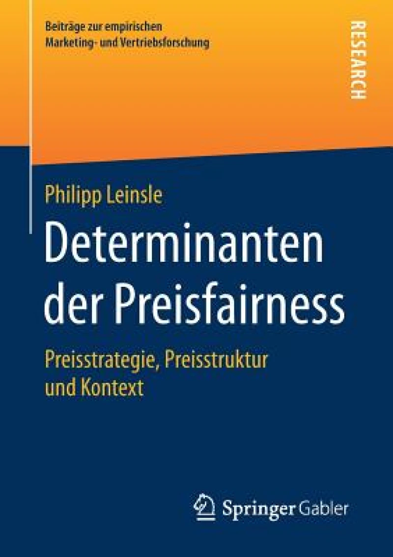 Determinanten der Preisfairness