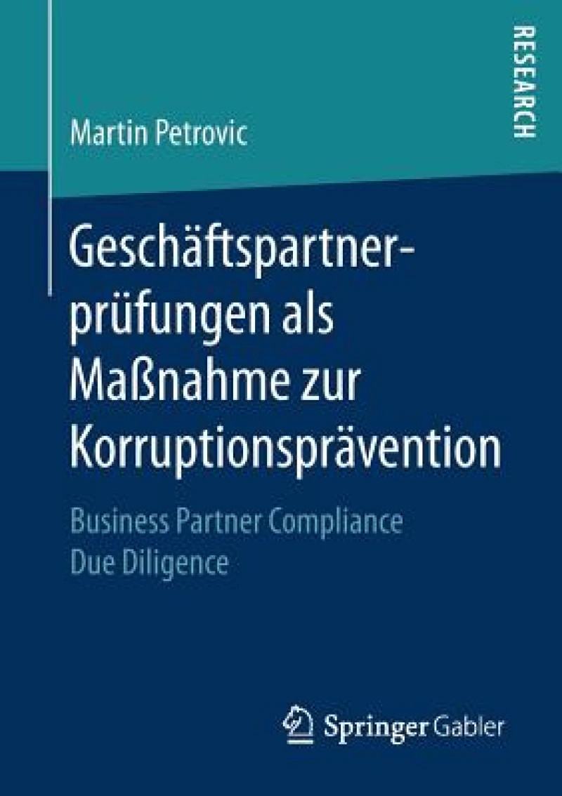 Geschaftspartnerprufungen als Maßnahme zur Korruptionspravention