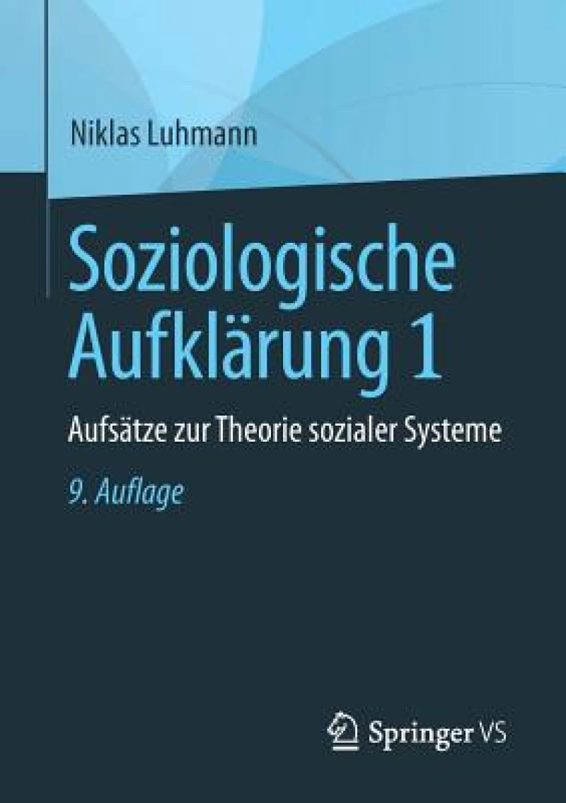 Soziologische Aufklärung 1