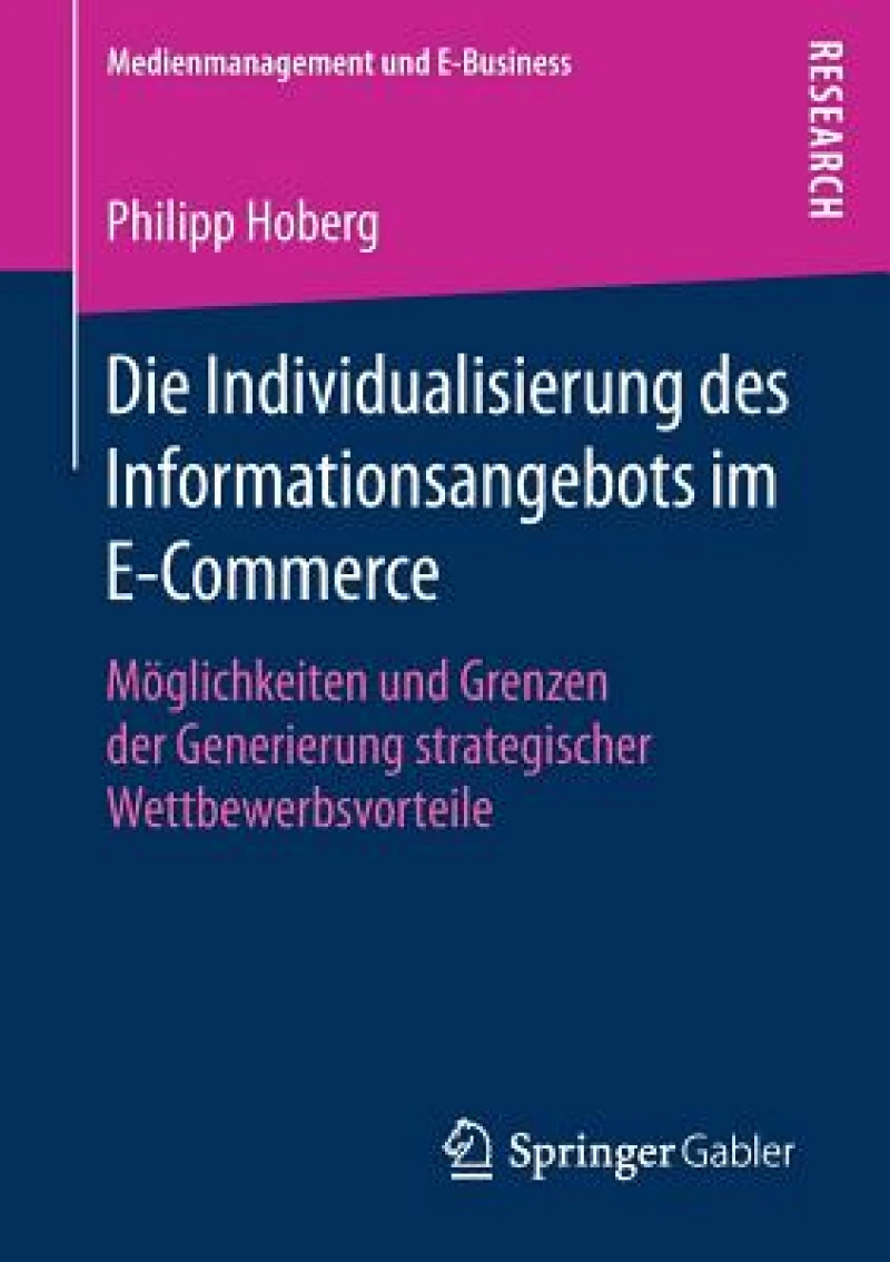 Die Individualisierung des Informationsangebots im E-Commerce
