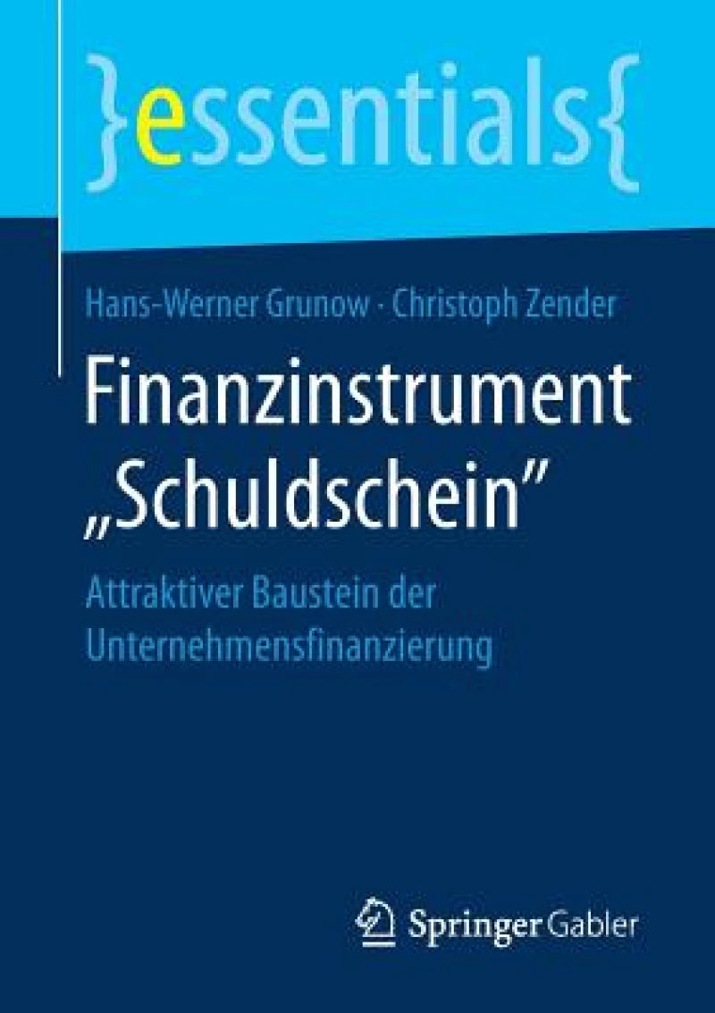 Finanzinstrument „Schuldschein"
