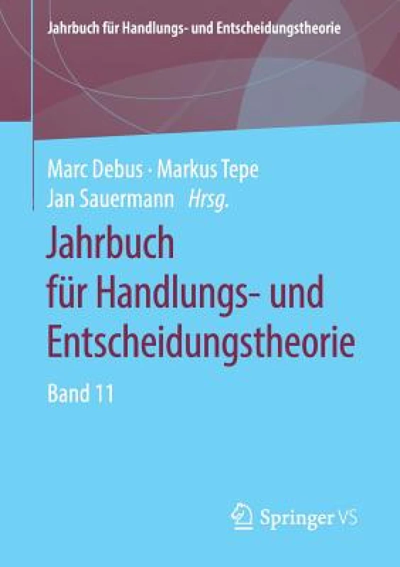 Jahrbuch fur Handlungs- und Entscheidungstheorie