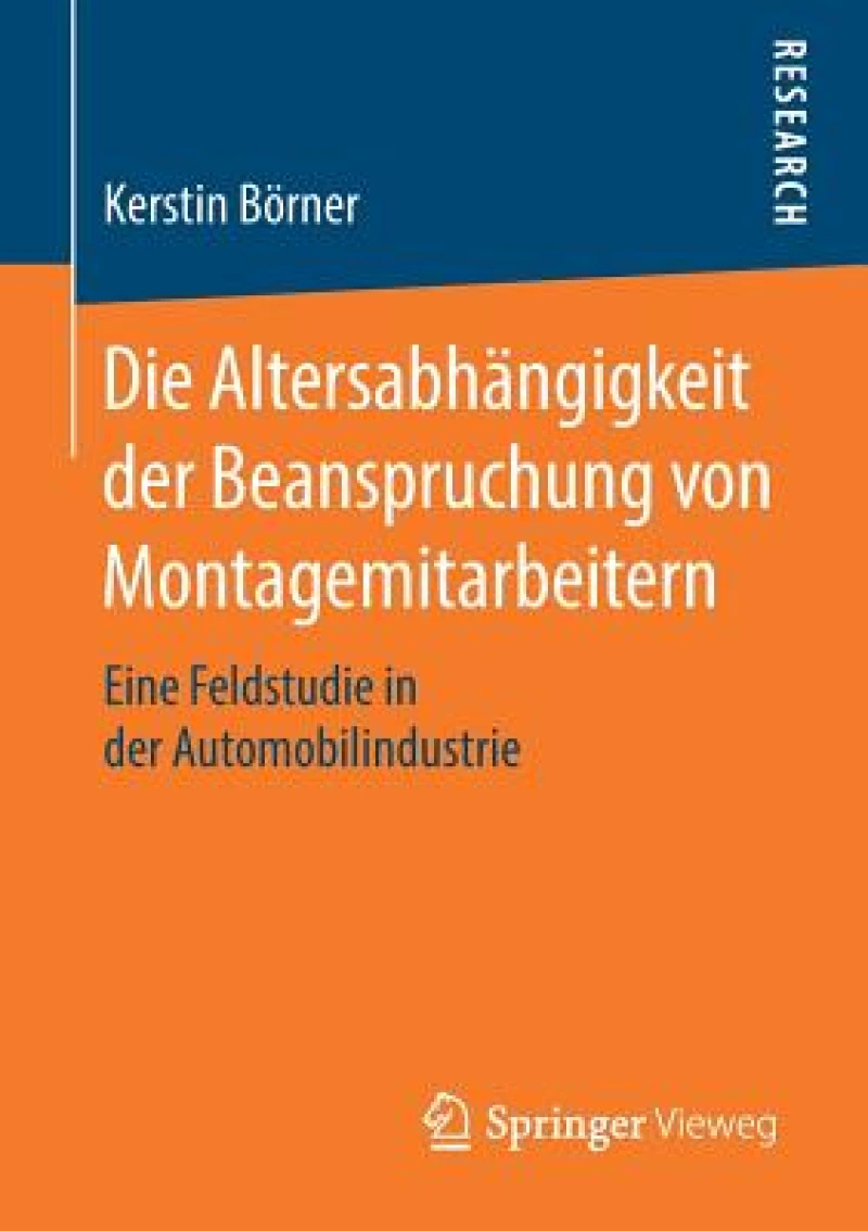 Die Altersabhangigkeit der Beanspruchung von Montagemitarbeitern