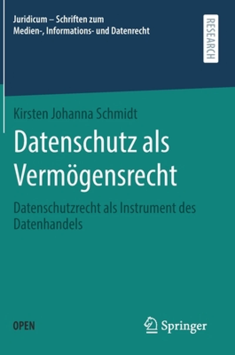 Datenschutz als Vermogensrecht