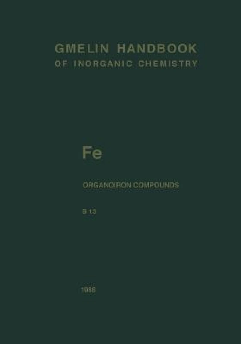 Fe Organoiron Compounds Part B13