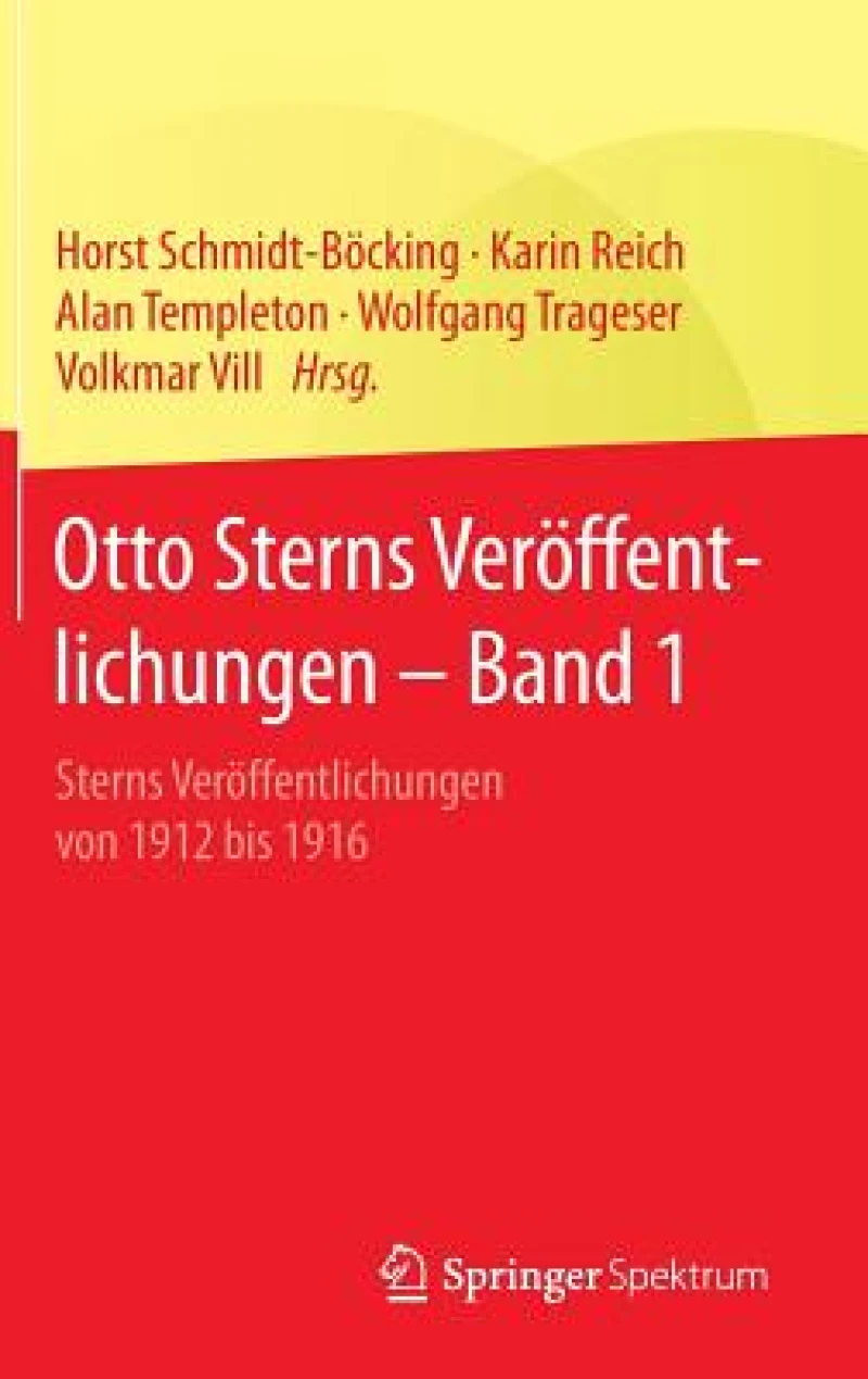 Otto Sterns Veroffentlichungen – Band 1