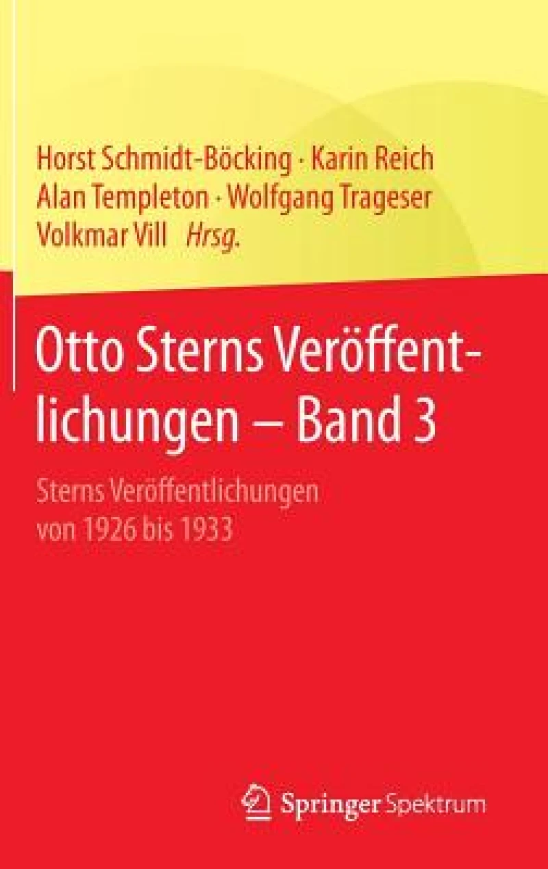 Otto Sterns Veroffentlichungen – Band 3