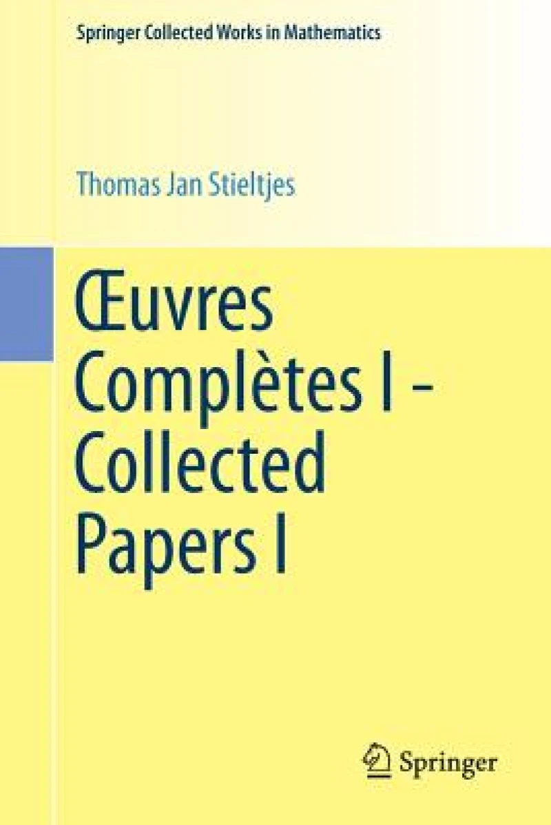 Œuvres Complètes I - Collected Papers I