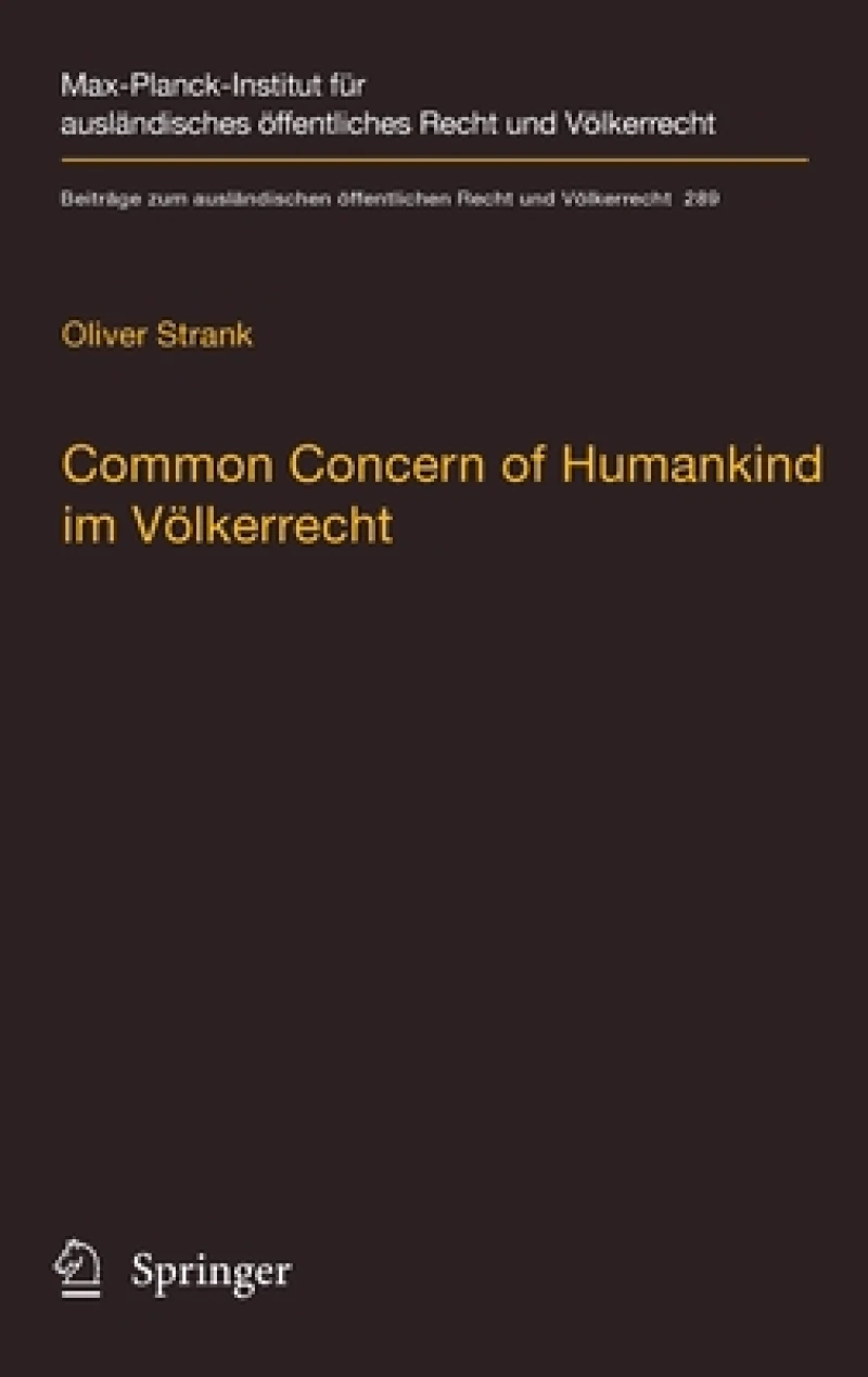 Common Concern of Humankind im Volkerrecht