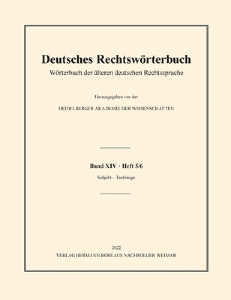 Deutsches Rechtswörterbuch