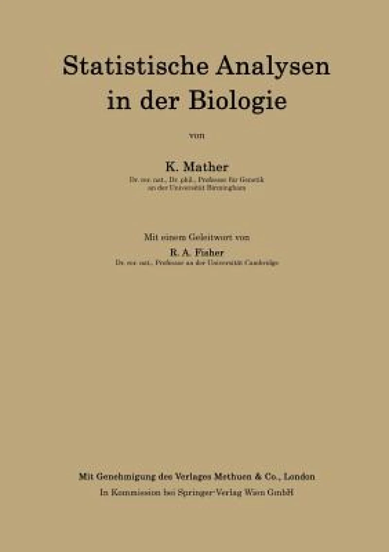 Statistische Analysen in der Biologie