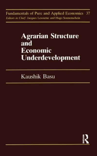 Agrarian Structure And Economi