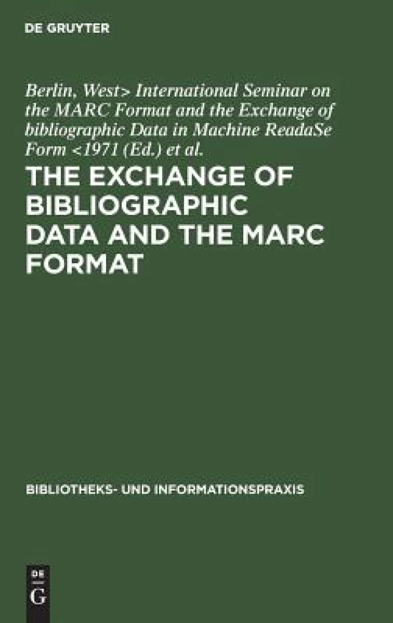 The exchange of bibliographic data and the MARC format
