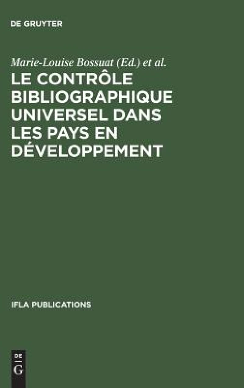 Le Contrôle Bibliographique Universel Dans Les Pays En Développement