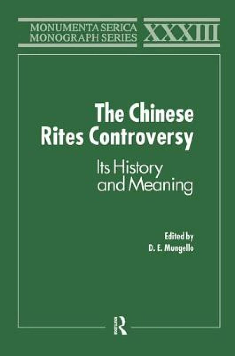 The Chinese Rites Controversy