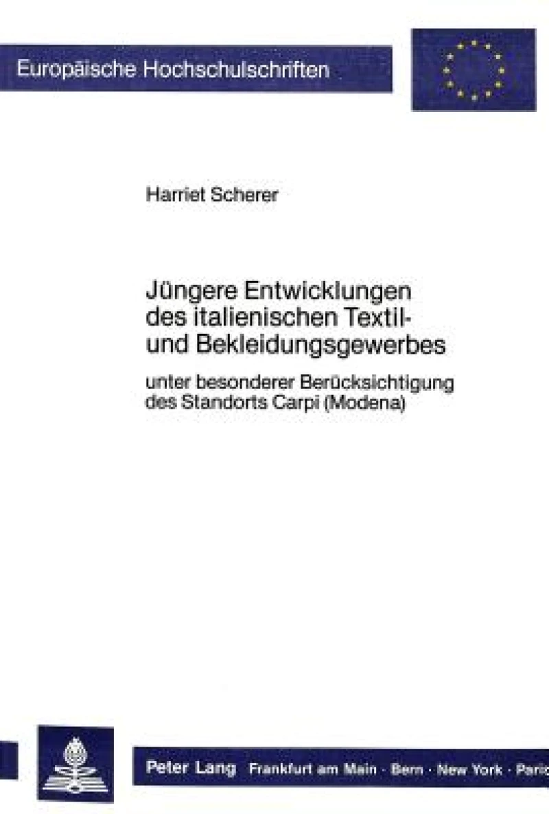 Juengere Entwicklungen des italienischen Textil- und Bekleidungsgewerbes