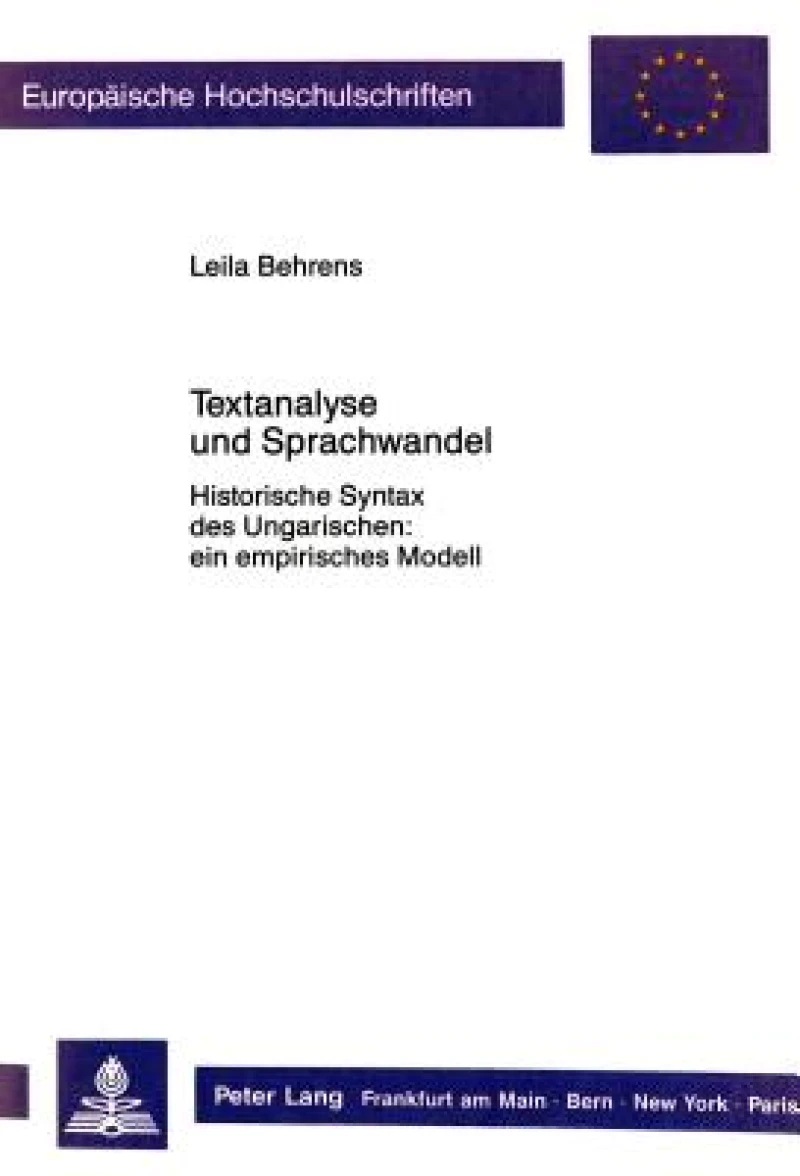 Textanalyse und Sprachwandel