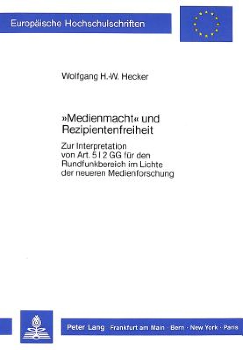 «Medienmacht» und Rezipientenfreiheit