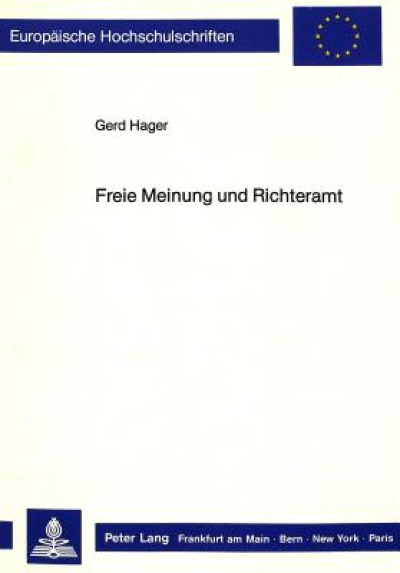 Freie Meinung und Richteramt