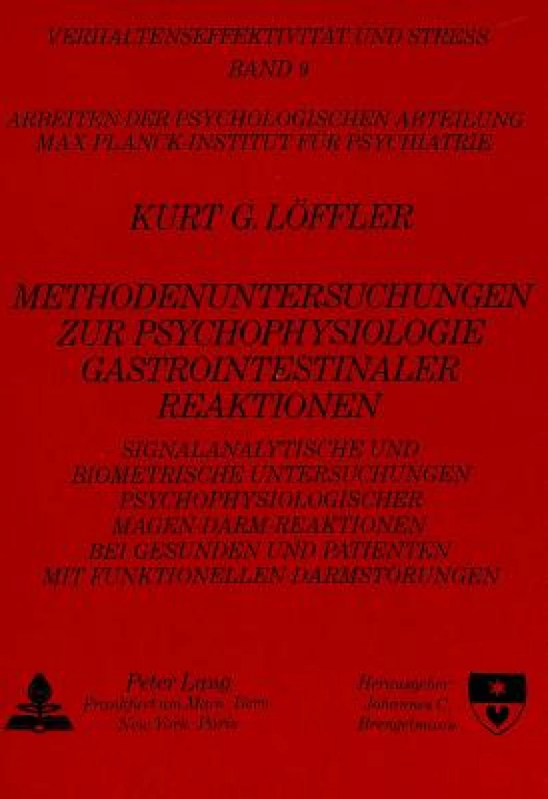 Methodenuntersuchungen zur Psychophysiologie gastrointestinaler Reaktionen