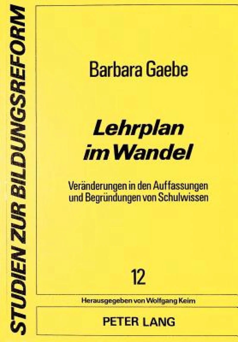 Lehrplan im Wandel