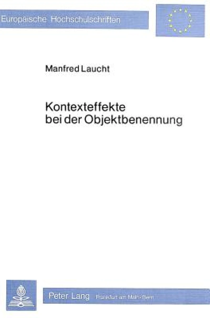 Kontexteffekte bei der Objektbenennung