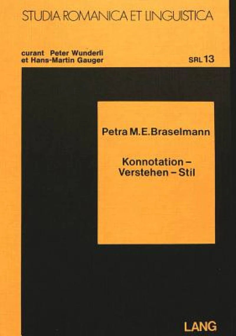 Konnotation - Verstehen - Stil