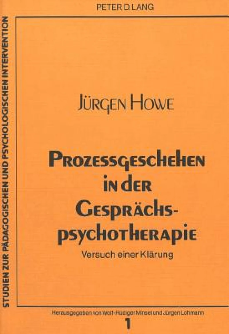 Prozessgeschehen in der Gespraechspsychotherapie
