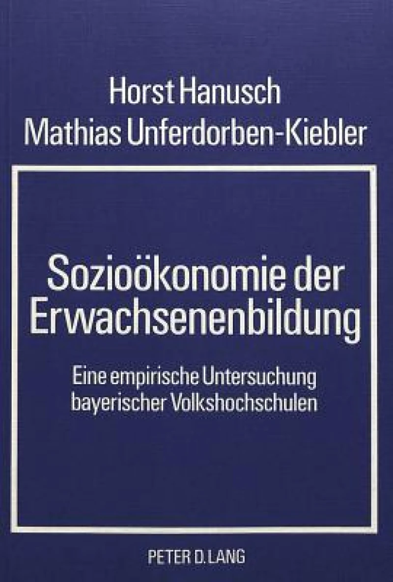 Soziooekonomie der Erwachsenenbildung