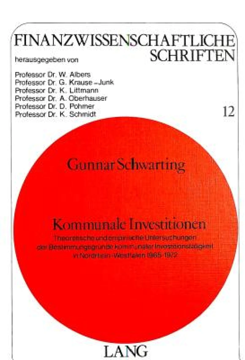 Kommunale Investitionen