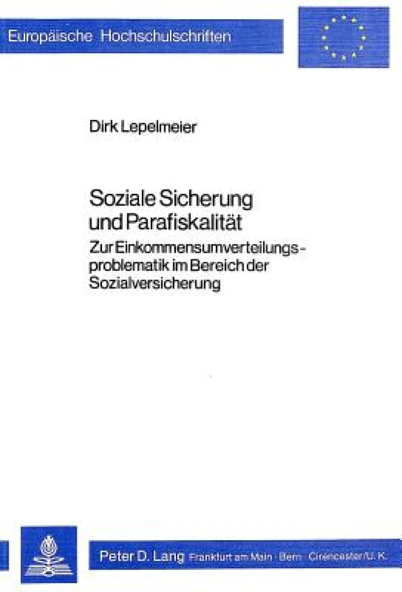 Soziale Sicherung und Parafiskalitaet