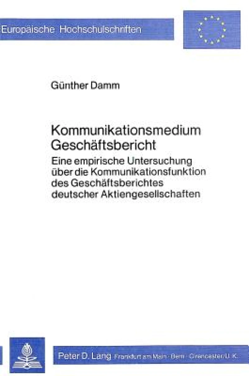 Kommunikationsmedium Geschaeftsbericht