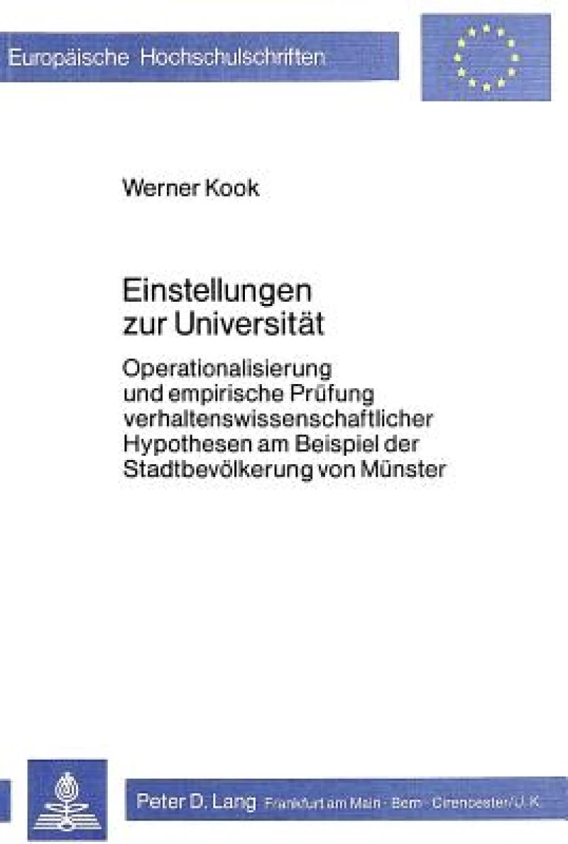 Einstellungen zur Universitaet
