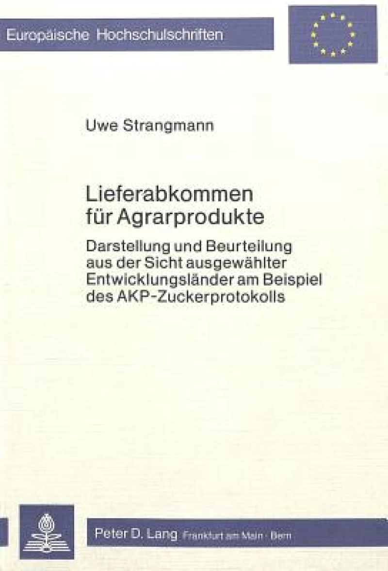 Lieferabkommen fuer Agrarprodukte