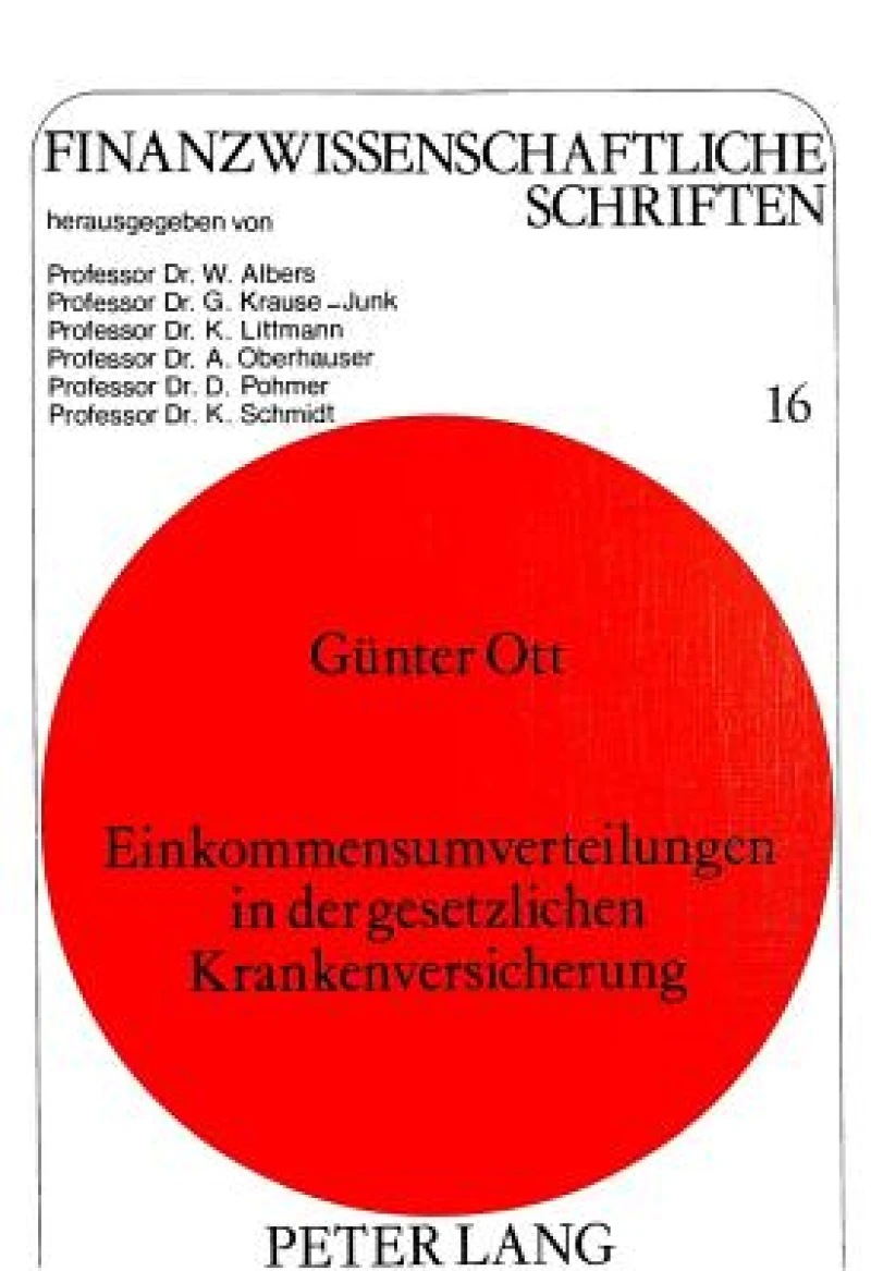 Einkommensumverteilungen in der gesetzlichen Krankenversicherung