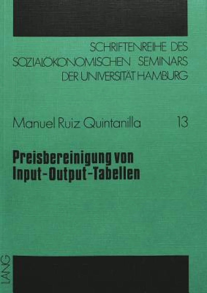 Preisbereinigung von Input-Output-Tabellen