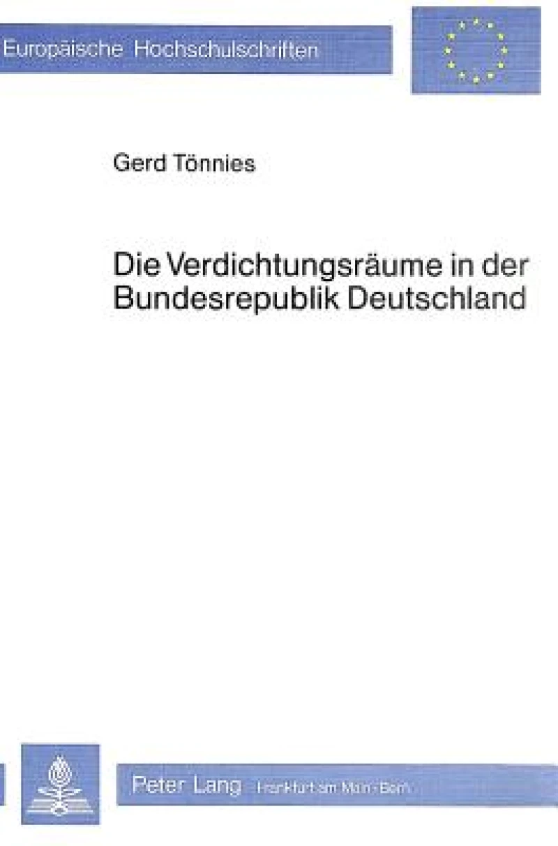 Die Verdichtungsraeume in der Bundesrepublik Deutschland