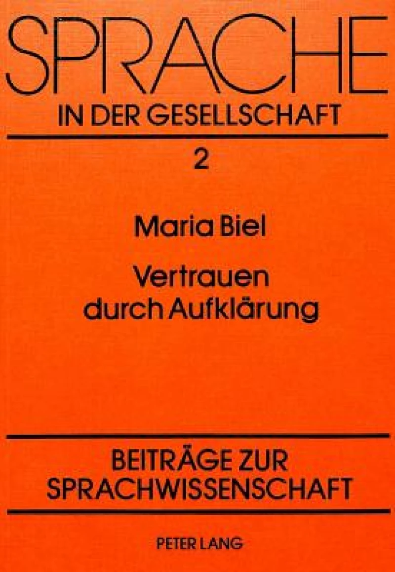 Vertrauen durch Aufklaerung