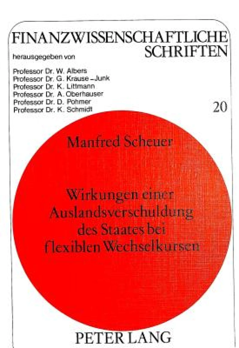 Wirkungen einer Auslandsverschuldung des Staates bei flexiblen Wechselkursen
