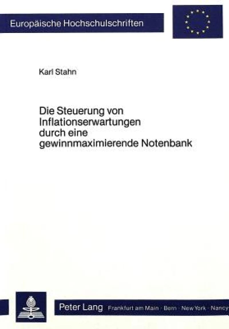 Die Steuerung von Inflationserwartungen durch eine gewinnmaximierende Notenbank