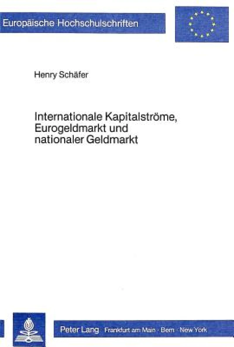Internationale Kapitalstroeme, Eurogeldmarkt und nationaler Geldmarkt