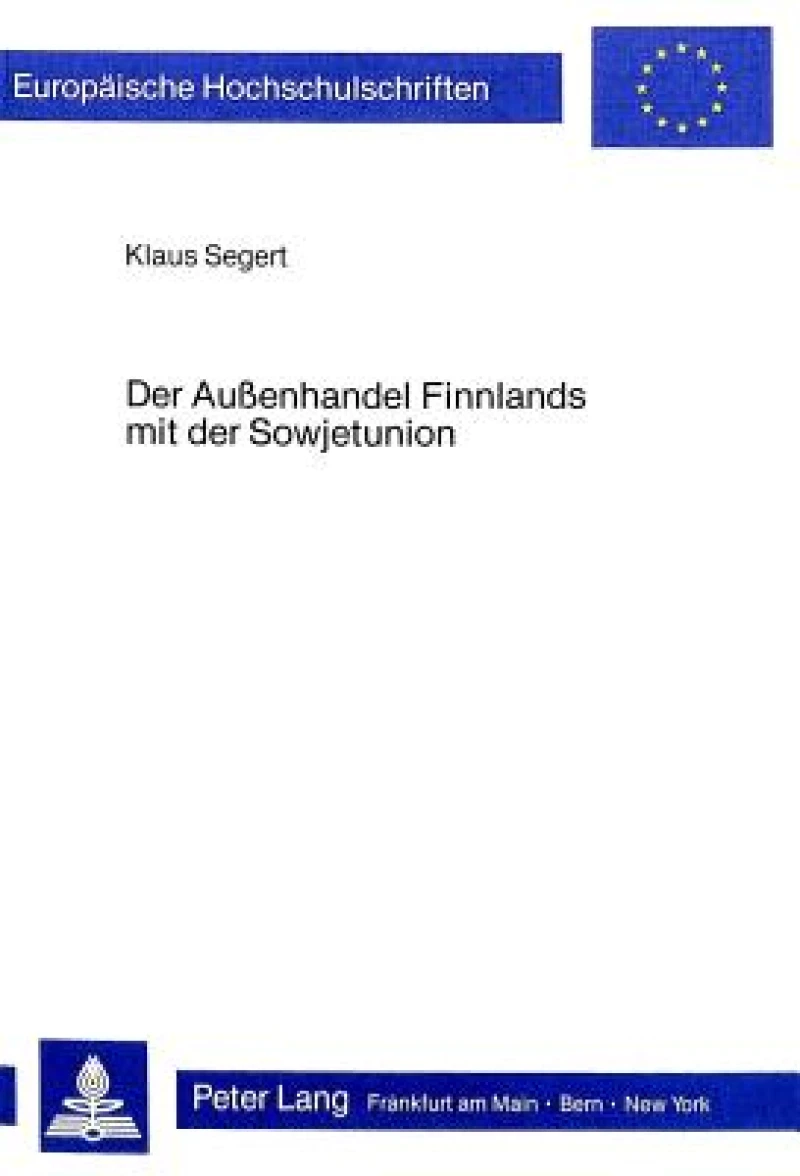 Der Aussenhandel Finnlands mit der Sowjetunion