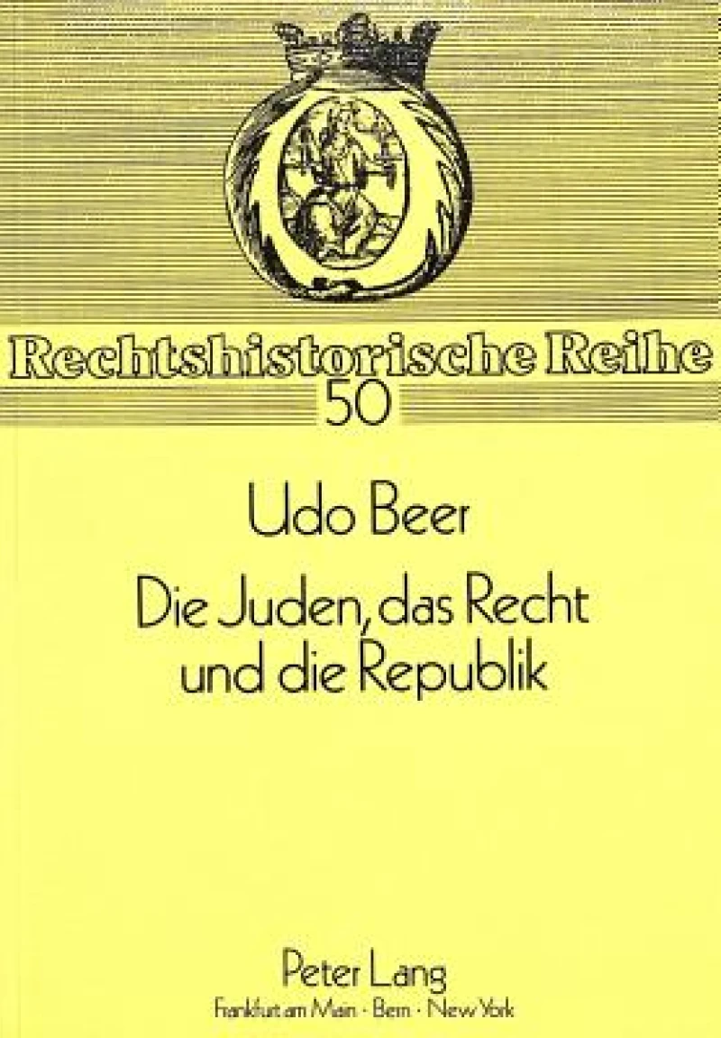 Die Juden, das Recht und die Republik