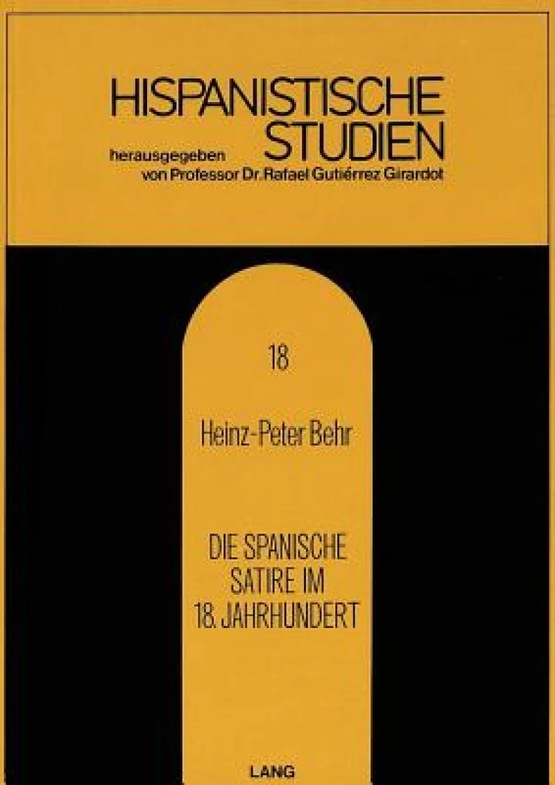 Die spanische Satire im 18. Jahrhundert
