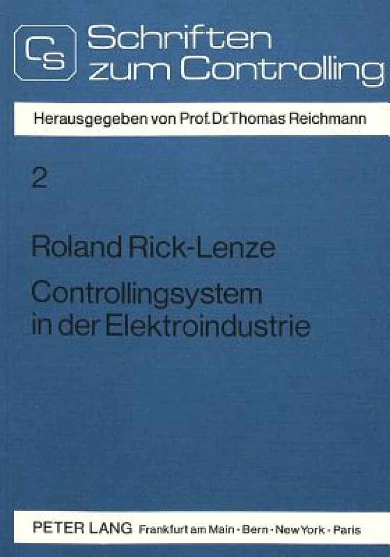 Controllingsystem in der Elektroindustrie