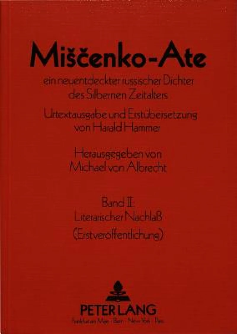 Ein neuentdeckter russischer Dichter des Silbernen Zeitalters
